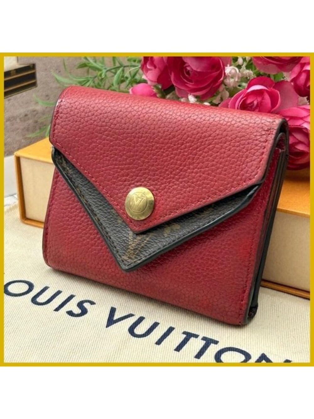 Louis Vuitton Portefeuille Double Compact Folded Wallet